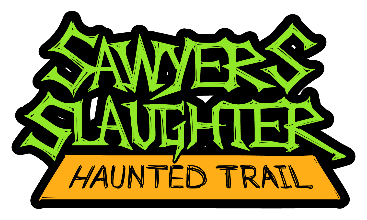 Sawyer's Slaughter Haunted Trail Logo